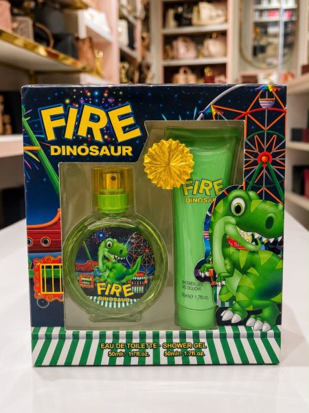 طقم عطر ولادي fire dinosaurs