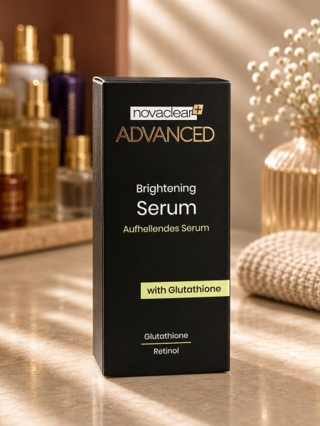 Novaclear advanced brightening serum with glutathione and retinol