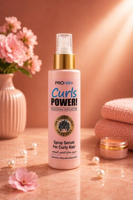 pro hair + curl power serum spray