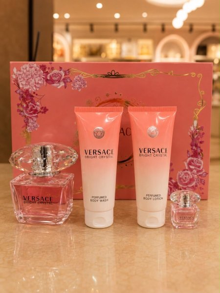 Versace bright crystal perfume set