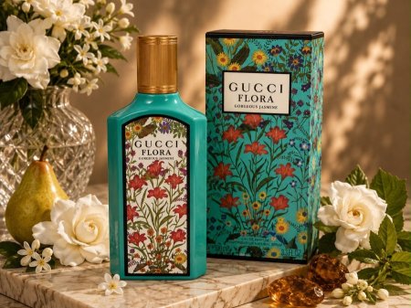 Gucci flora gorgeous jasmine perfume عطر جوتشي فلورا غورجس جاسمين
