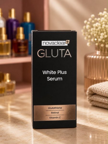 Novaclear Gluta white plus serum سيروم التفتيح المضاعف من نوفاكلير