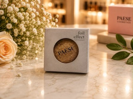 Pease eyeshadow glitter foil effect