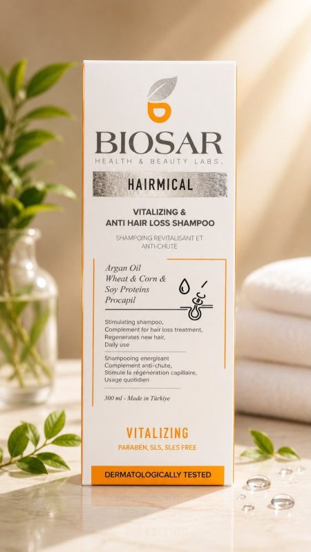 Biosar hairmical vitalizing& anti hair loss shampoo