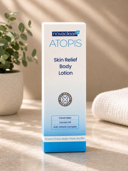 Novaclear Atopis skin relief body lotion لوشن الترطيب العائلي من نوفاكلير