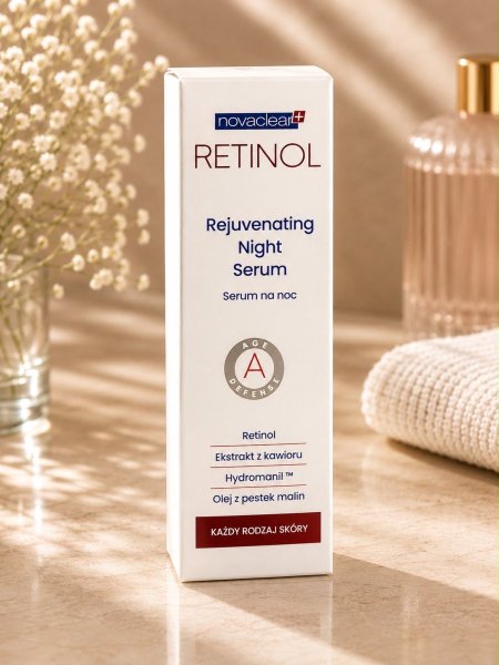 Novaclear retinol rejuvenating night serum سيروم الريتينول المسائي للوجه من نوفاكلير