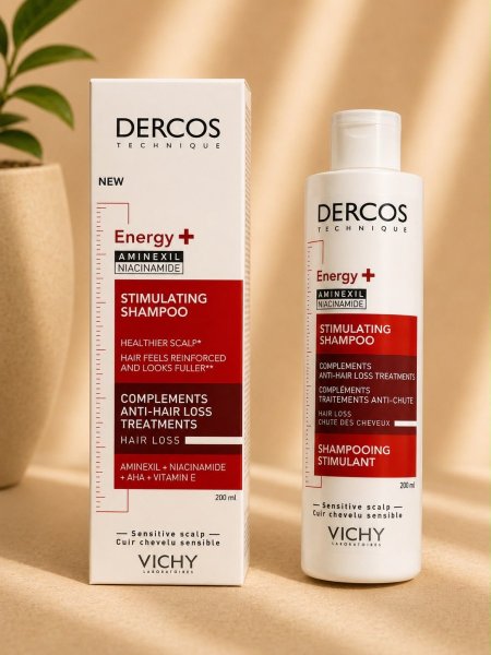 Dercos hair shampoo energy