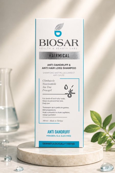 Biosar hairmical anti dandruff & anti hair-loss shampoo
