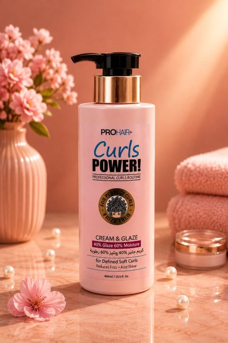 pro hair curls power cream & glaze 40% glaze 60% moisture
