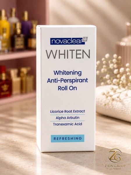 Novaclear whitening antiperspirant roll on رول مانع التعرق ومفتح تحت الابط من نوفاكلير