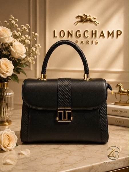 شنطة لونشان جلدية فاخرة – Top Handle Bag